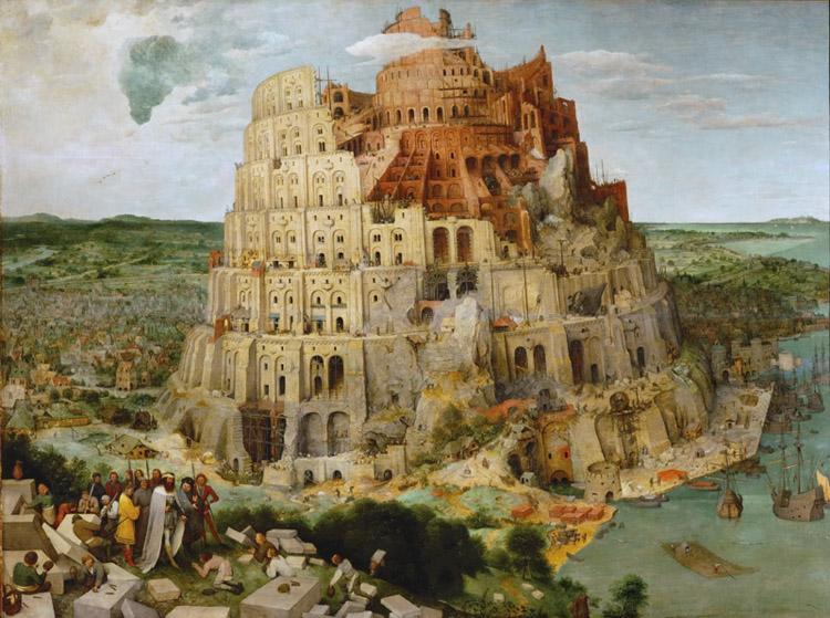 BRUEGEL, Pieter the Elder The Tower of Babel (mk08) oil painting picture